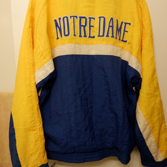 VINTAGE Notre Dame Apex One Windbreaker Jacket - Picture 7 of 7